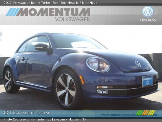 2012 Volkswagen Beetle Turbo in Reef Blue Metallic