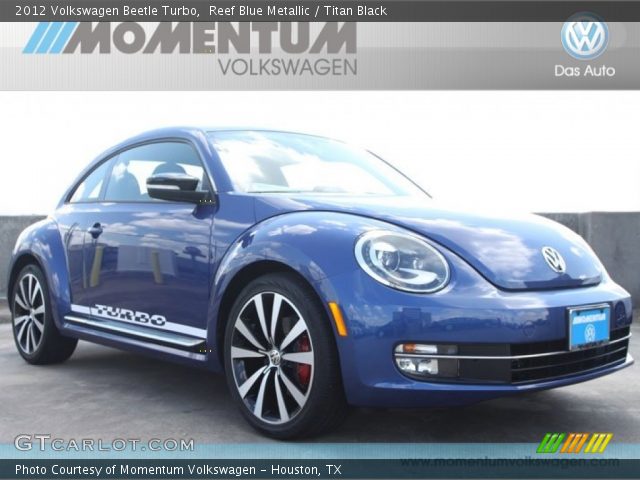 2012 Volkswagen Beetle Turbo in Reef Blue Metallic