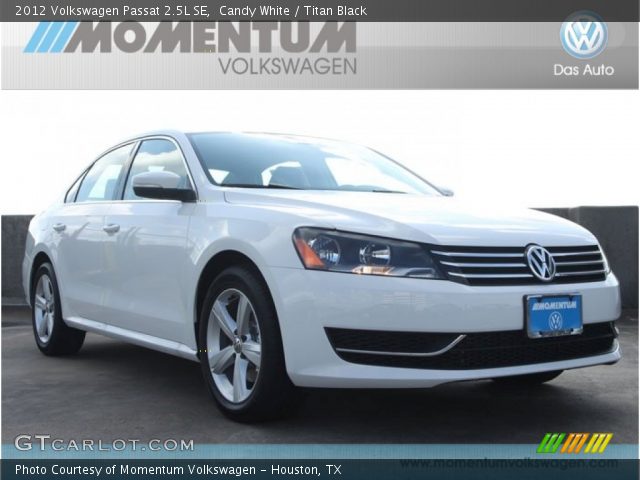 2012 Volkswagen Passat 2.5L SE in Candy White