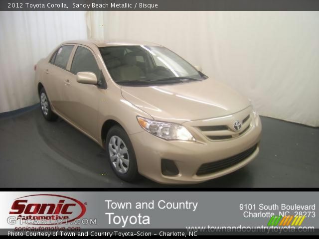 2012 Toyota Corolla  in Sandy Beach Metallic