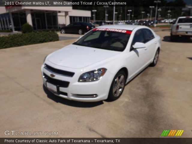 2011 Chevrolet Malibu LT in White Diamond Tricoat