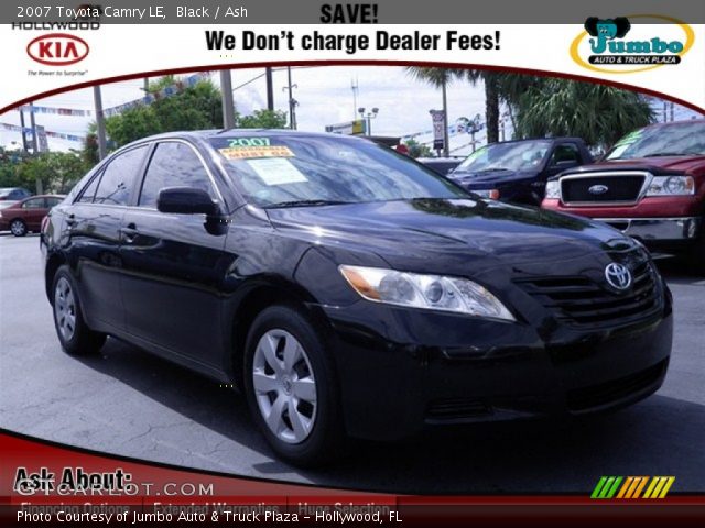 2007 Toyota Camry LE in Black