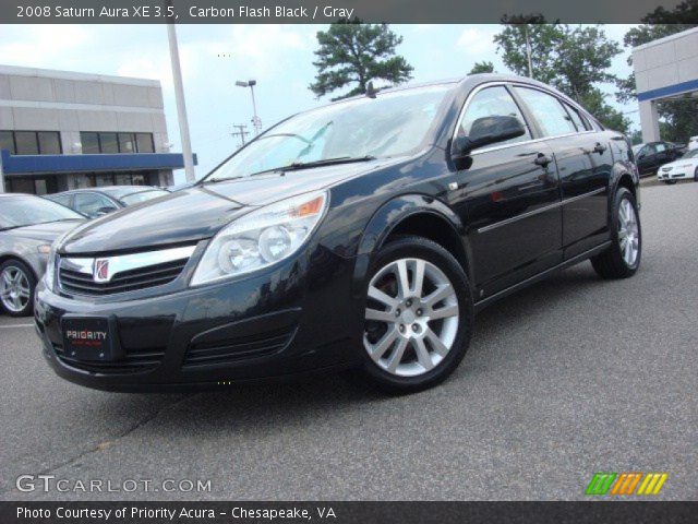 2008 Saturn Aura XE 3.5 in Carbon Flash Black