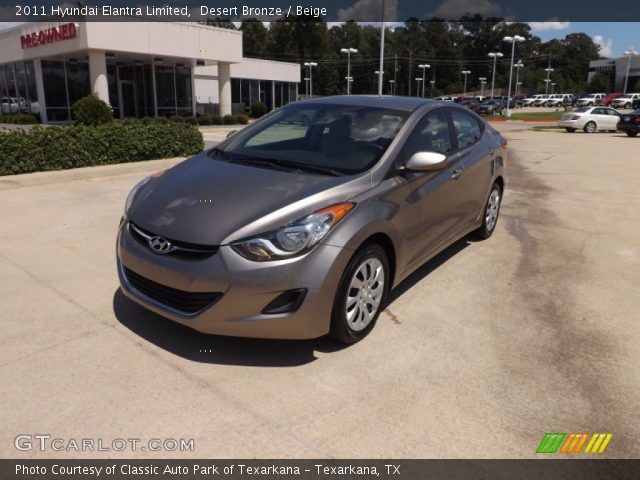 2011 Hyundai Elantra Limited in Desert Bronze