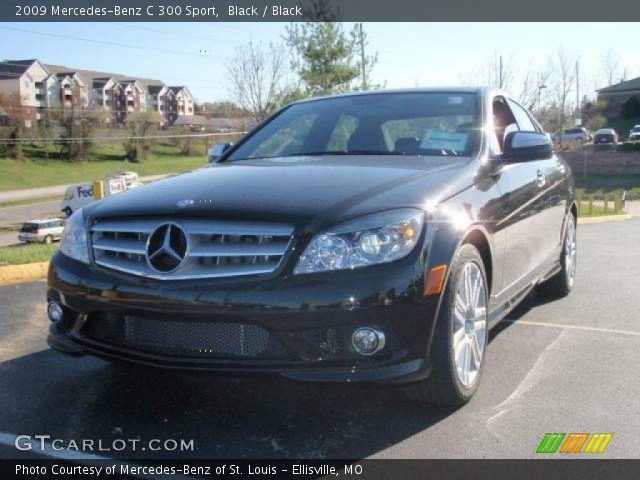 2009 Mercedes-Benz C 300 Sport in Black