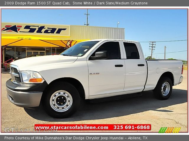2009 Dodge Ram 1500 ST Quad Cab in Stone White