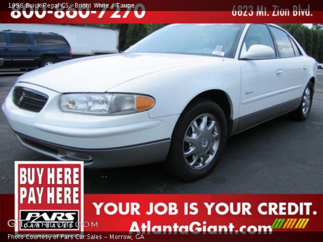 1998 Buick Regal GS in Bright White
