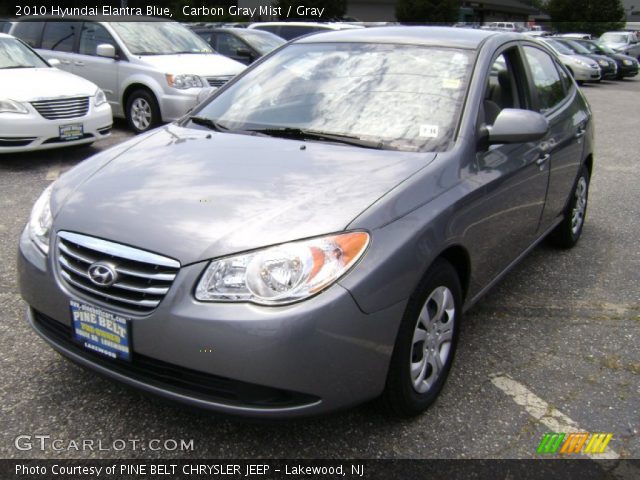 2010 Hyundai Elantra Blue in Carbon Gray Mist