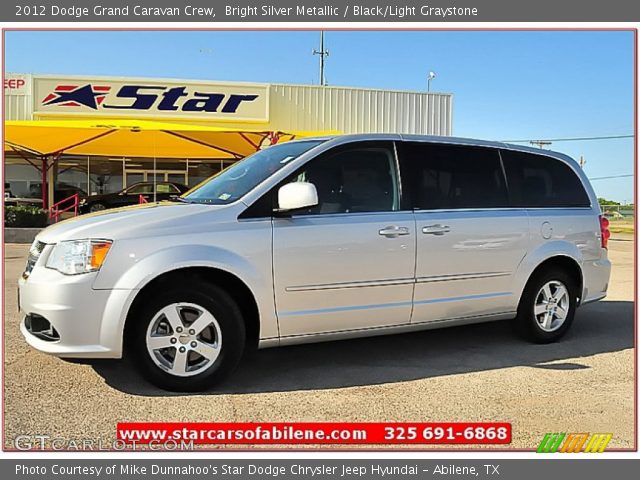 2012 Dodge Grand Caravan Crew in Bright Silver Metallic