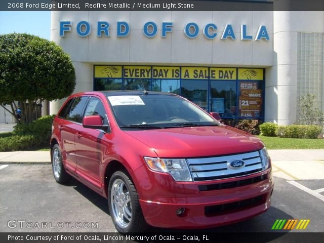 2008 Ford Edge Limited in Redfire Metallic