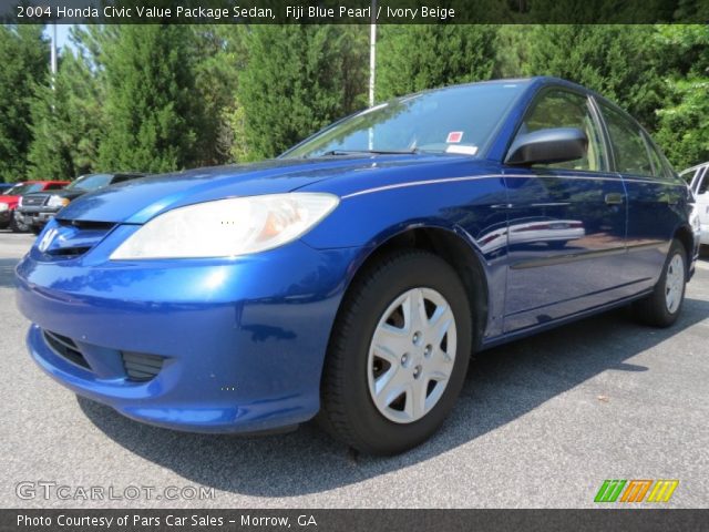 2004 Honda Civic Value Package Sedan in Fiji Blue Pearl