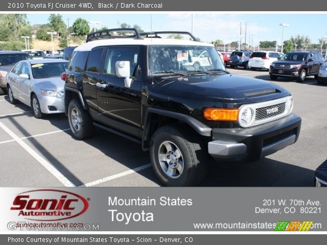 2010 Toyota FJ Cruiser 4WD in Black