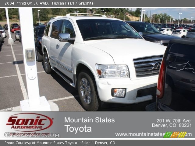 2004 Infiniti QX 56 4WD in Tuscan Pearl