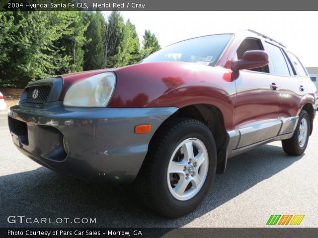 2004 Hyundai Santa Fe GLS in Merlot Red