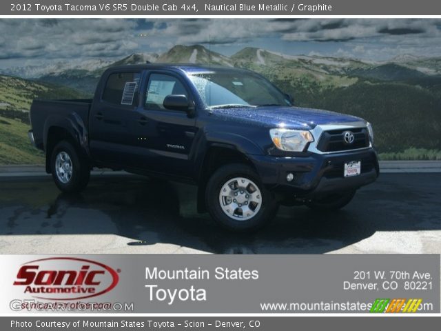 2012 Toyota Tacoma V6 SR5 Double Cab 4x4 in Nautical Blue Metallic