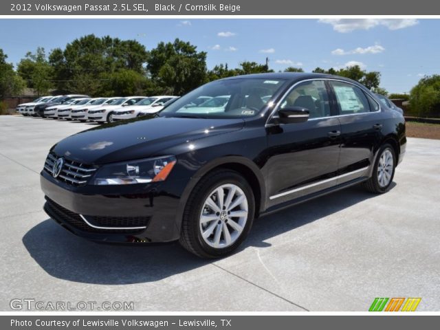 2012 Volkswagen Passat 2.5L SEL in Black