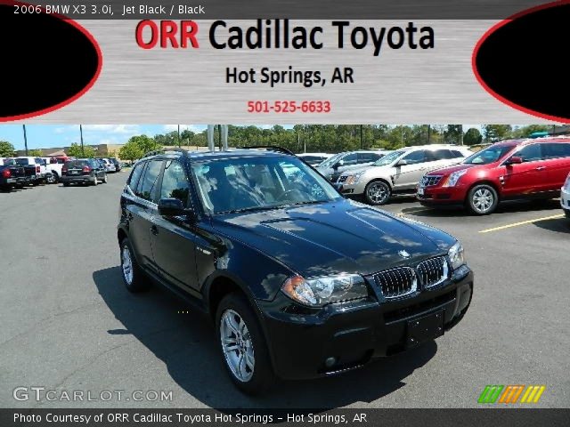 2006 BMW X3 3.0i in Jet Black