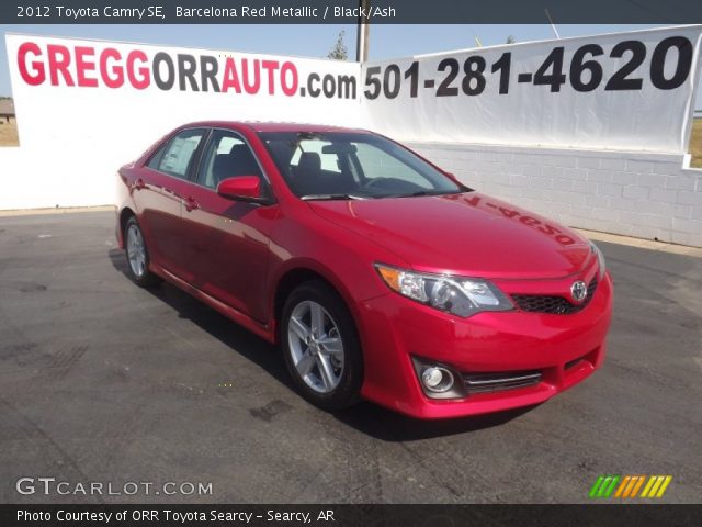 2012 Toyota Camry SE in Barcelona Red Metallic