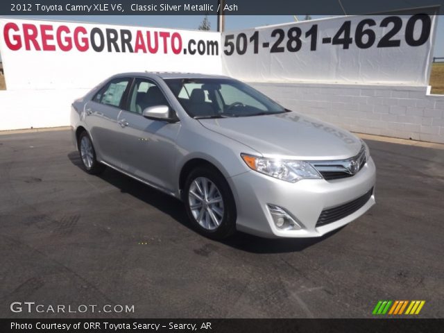 2012 Toyota Camry XLE V6 in Classic Silver Metallic