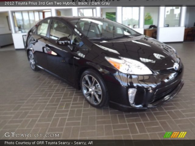 2012 Toyota Prius 3rd Gen Two Hybrid in Black
