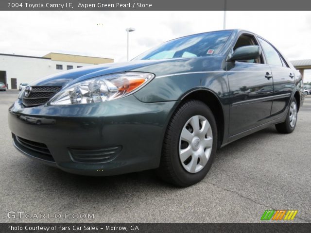 2004 Toyota Camry LE in Aspen Green Pearl
