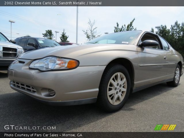 2002 Chevrolet Monte Carlo LS in Sandrift Metallic