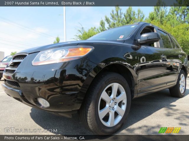 2007 Hyundai Santa Fe Limited in Ebony Black