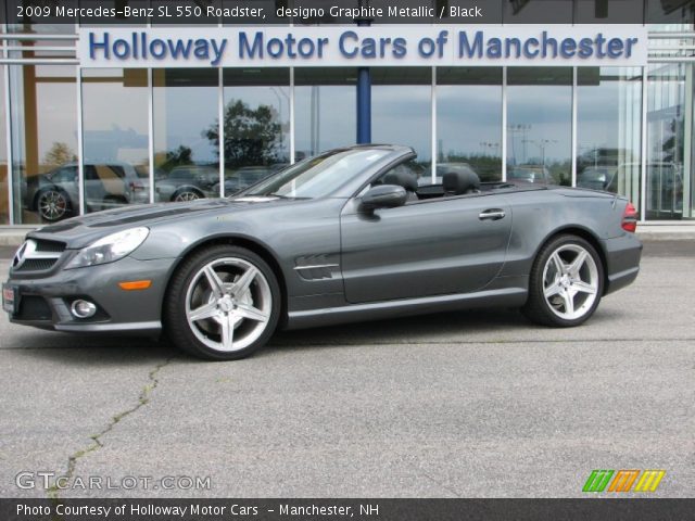 2009 Mercedes-Benz SL 550 Roadster in designo Graphite Metallic