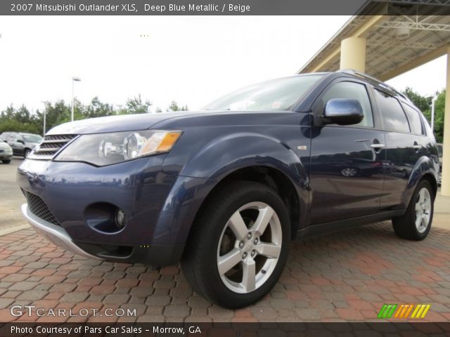 2007 Mitsubishi Outlander XLS in Deep Blue Metallic