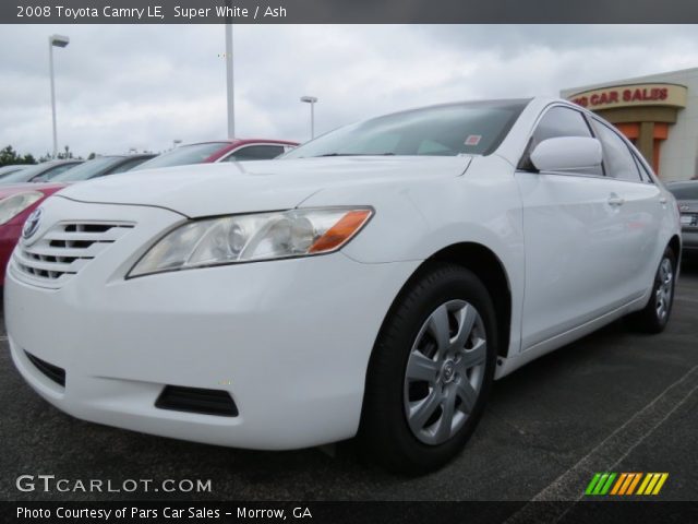 2008 Toyota Camry LE in Super White