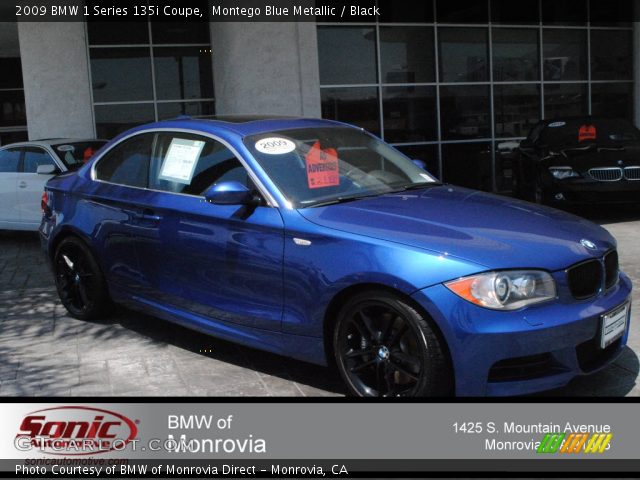 2009 BMW 1 Series 135i Coupe in Montego Blue Metallic