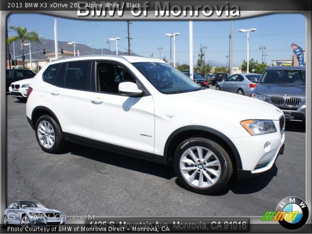 2013 BMW X3 xDrive 28i in Alpine White