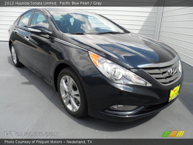 2013 Hyundai Sonata Limited in Pacific Blue Pearl