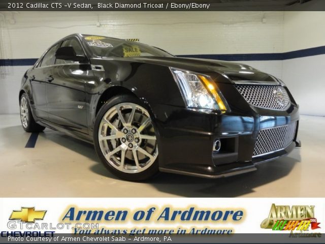 2012 Cadillac CTS -V Sedan in Black Diamond Tricoat