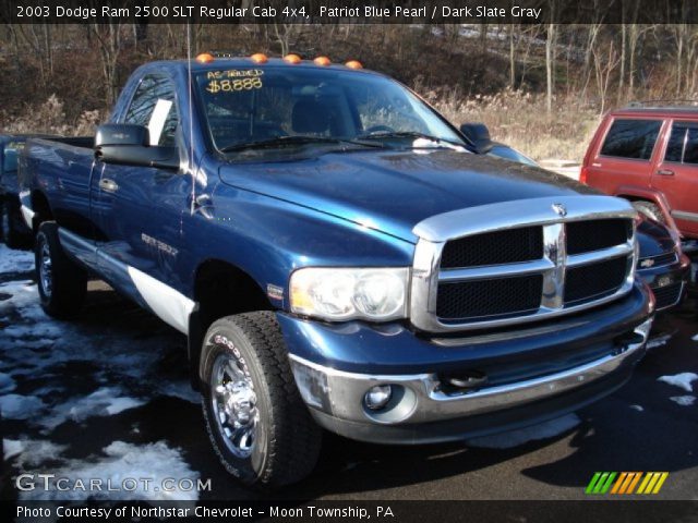 2003 Dodge Ram 2500 SLT Regular Cab 4x4 in Patriot Blue Pearl