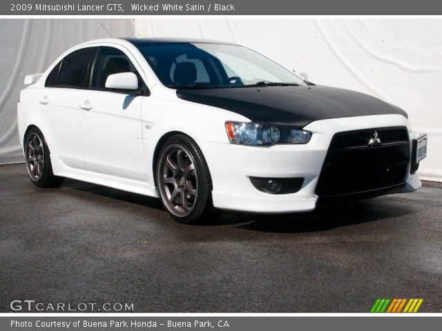 2009 Mitsubishi Lancer GTS in Wicked White Satin