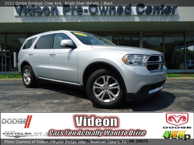 2011 Dodge Durango Crew 4x4 in Bright Silver Metallic