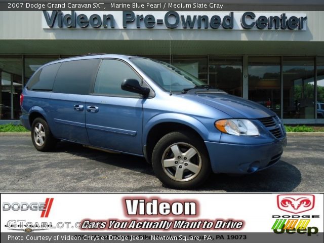 2007 Dodge Grand Caravan SXT in Marine Blue Pearl