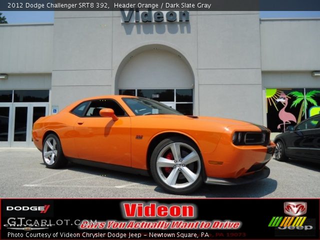 2012 Dodge Challenger SRT8 392 in Header Orange