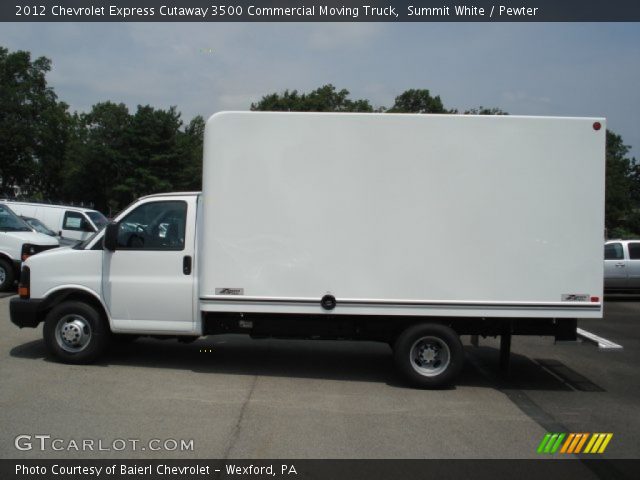 2012 Chevrolet Express Cutaway 3500 Commercial Moving Truck in Summit White