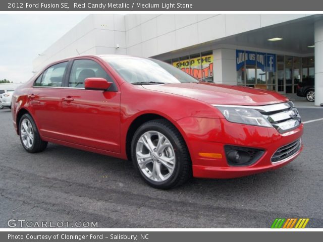 2012 Ford Fusion SE in Red Candy Metallic