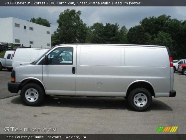 2012 Chevrolet Express 3500 Cargo Van in Sheer Silver Metallic