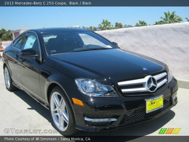 2013 Mercedes-Benz C 250 Coupe in Black