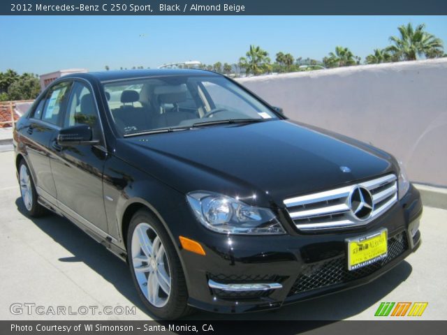 2012 Mercedes-Benz C 250 Sport in Black