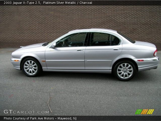 2003 Jaguar X-Type 2.5 in Platinum Silver Metallic