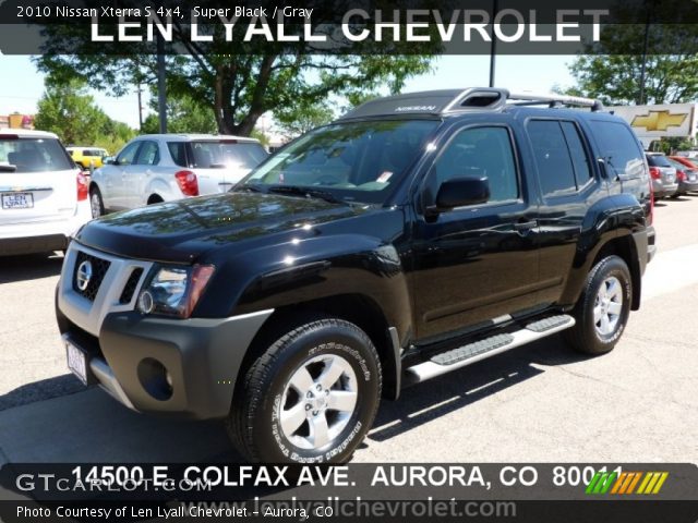2010 Nissan Xterra S 4x4 in Super Black