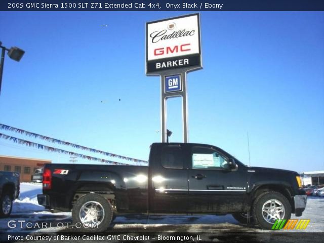 2009 GMC Sierra 1500 SLT Z71 Extended Cab 4x4 in Onyx Black