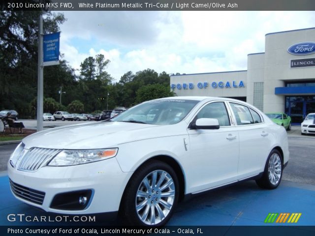 2010 Lincoln MKS FWD in White Platinum Metallic Tri-Coat
