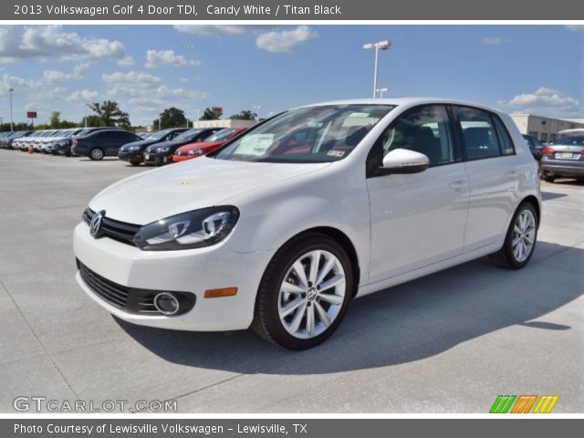 2013 Volkswagen Golf 4 Door TDI in Candy White