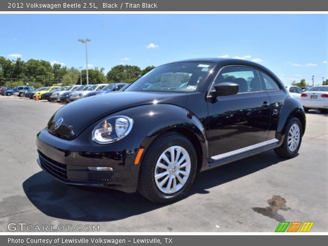 2012 Volkswagen Beetle 2.5L in Black